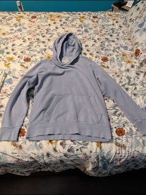 Light Lavender Women's Hooded Pullover Sweater